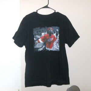 Vintage tshirt Tupac wearing red wing jersey L-XL